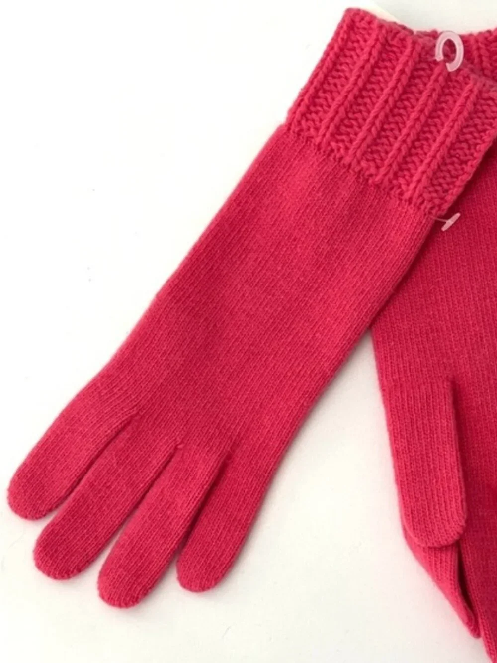 Portolano Lambswool Wool Gloves Pink New with tags
